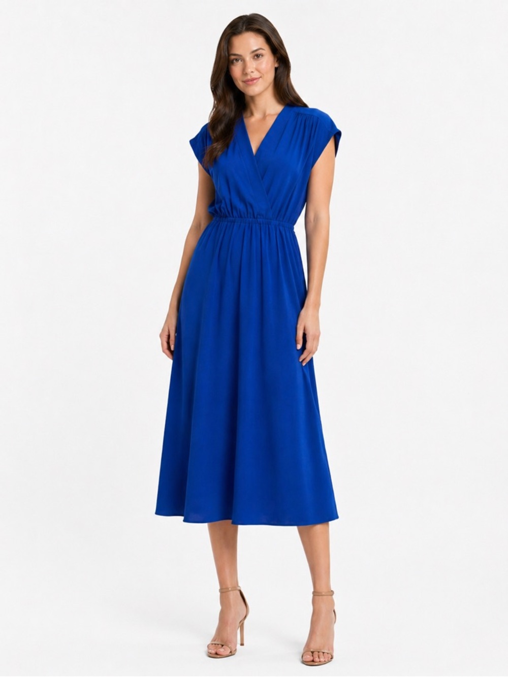 Calvin Klein Royal Blue Midi Dress